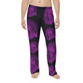 Purple Skull Pajama Pants — Men’s Gothic Sleep Lounge Pants