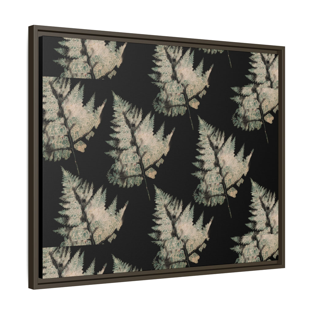 Botanical Fern Matte Canvas Framed Wall Art