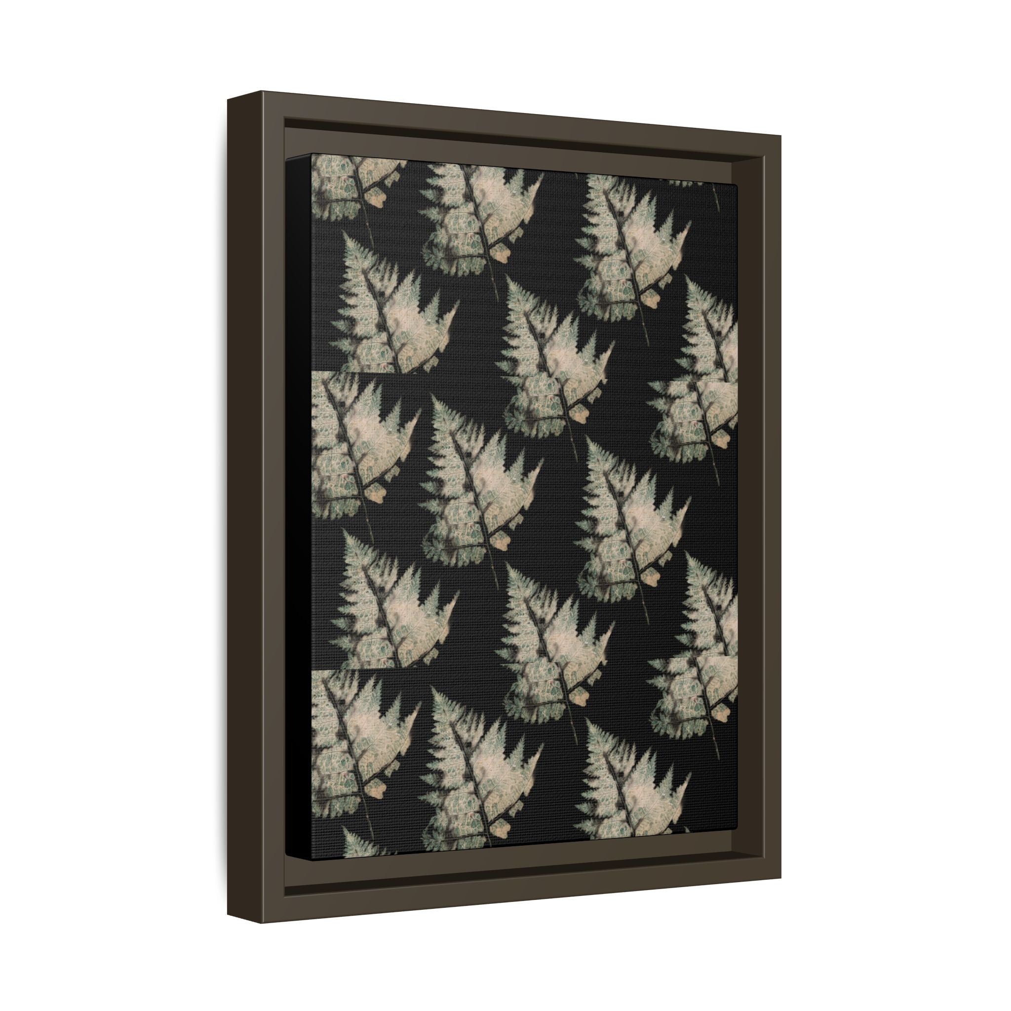 Botanical Fern Matte Canvas Framed Wall Art