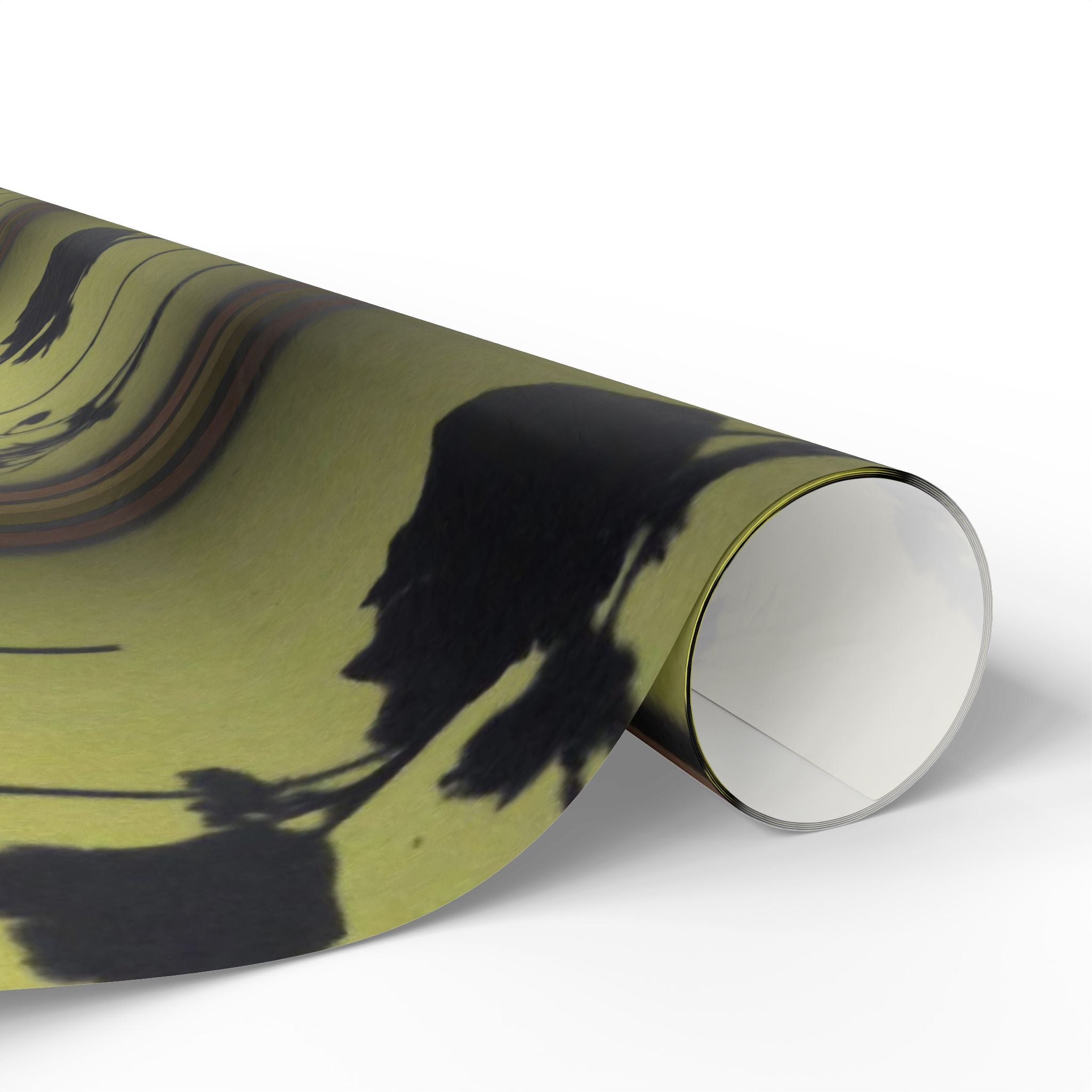 Wrapping Paper — Vintage Botanical Silhouette Gift Wrap