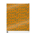 NATIVE SISTERS Gift Wrap — Bright Orange & Blue Wrapping Paper