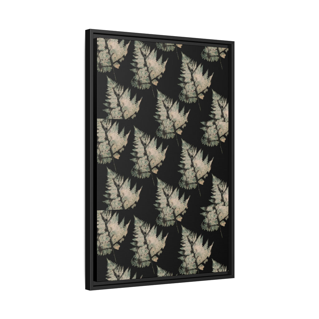 Botanical Fern Matte Canvas Framed Wall Art