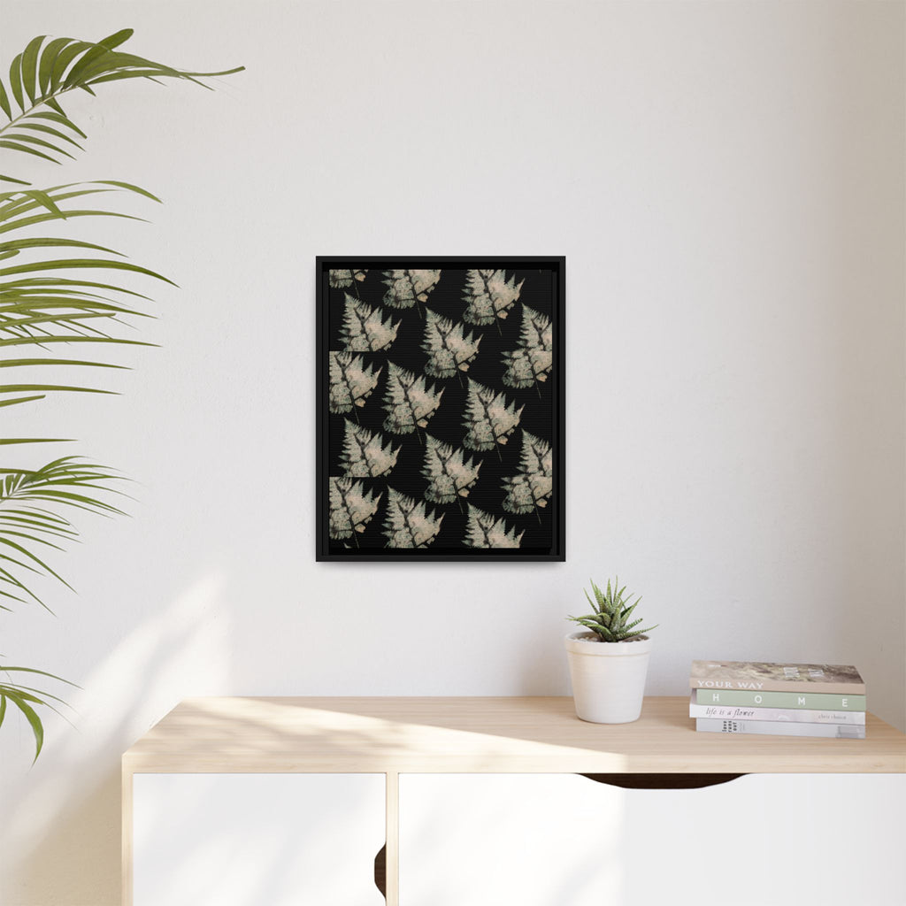 Botanical Fern Matte Canvas Framed Wall Art