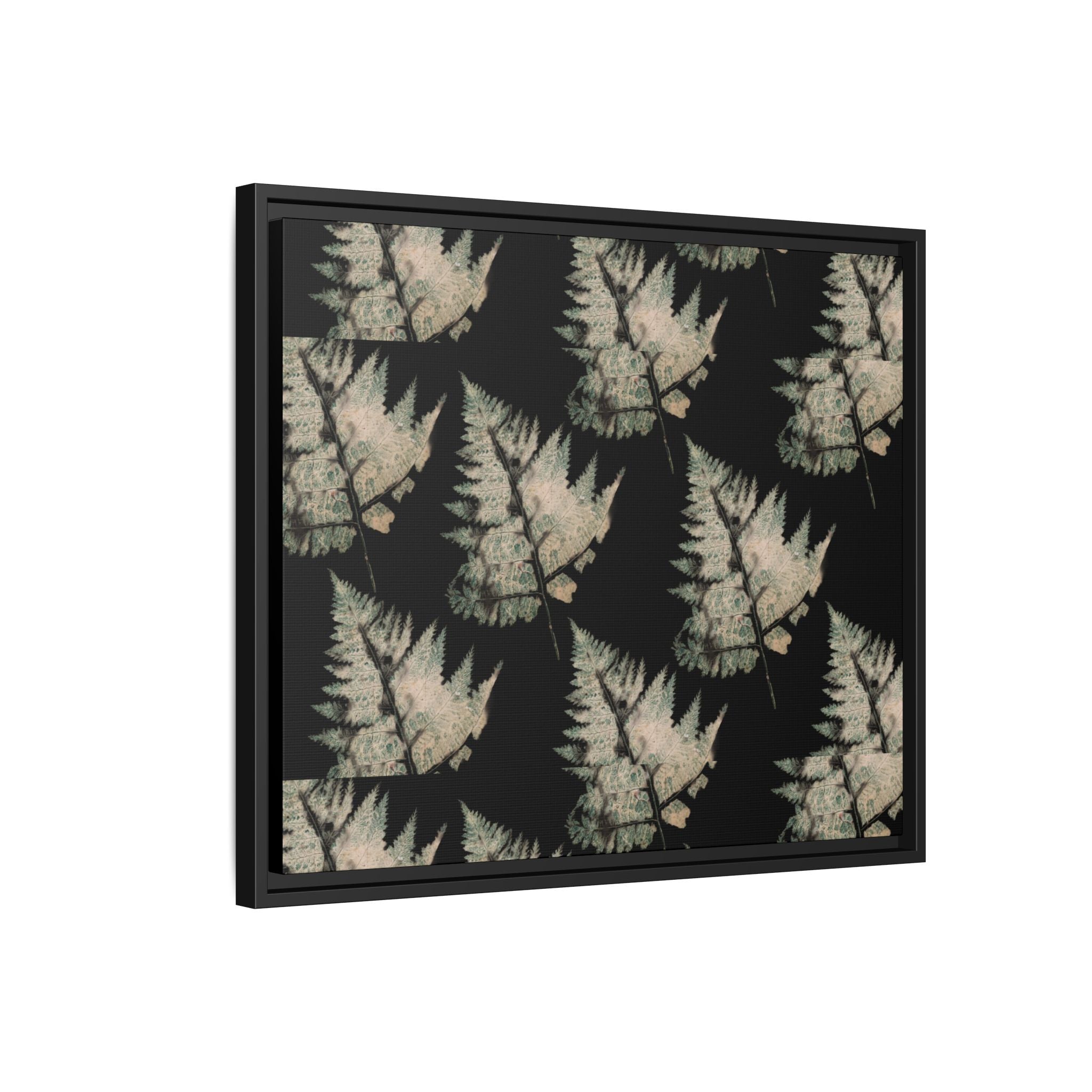 Botanical Fern Matte Canvas Framed Wall Art
