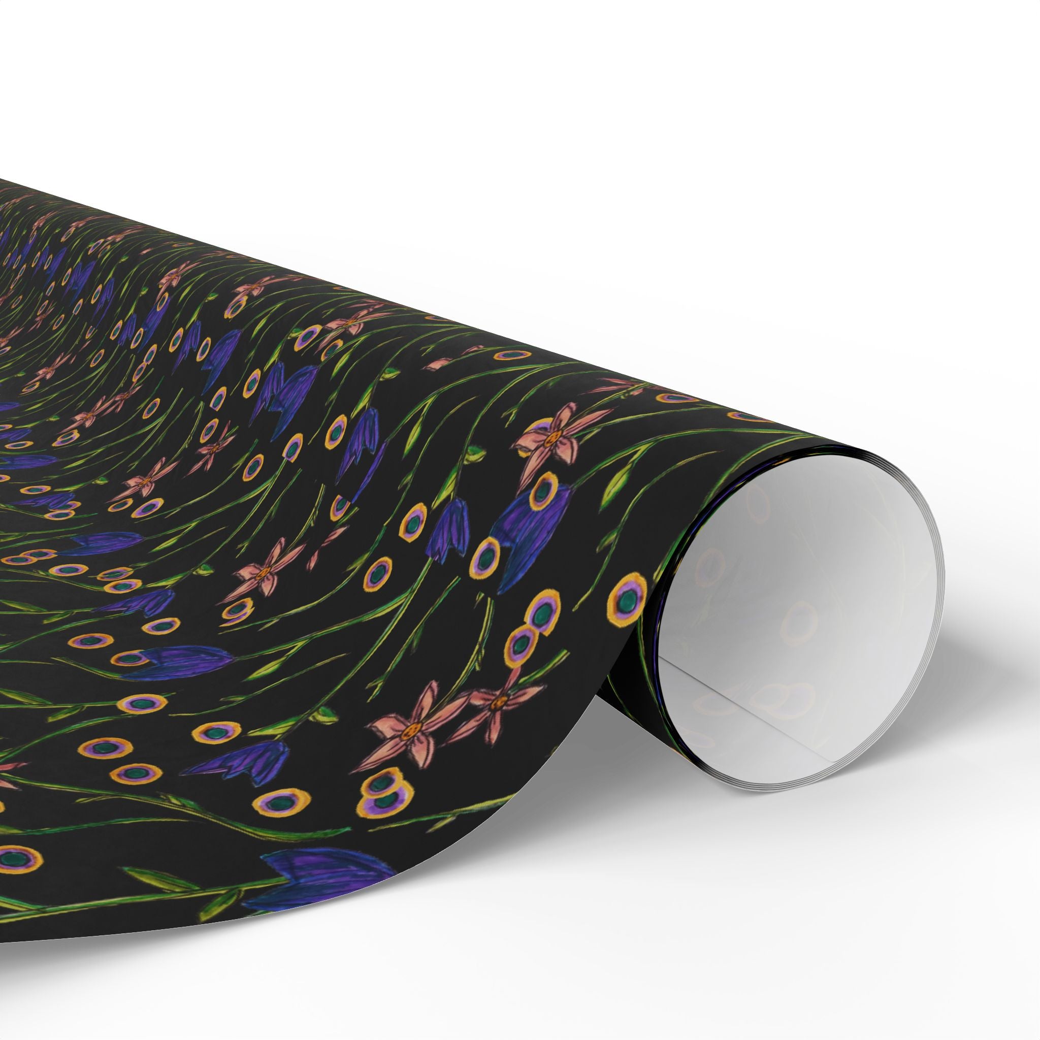 Botanical Night Floral Wrapping Paper