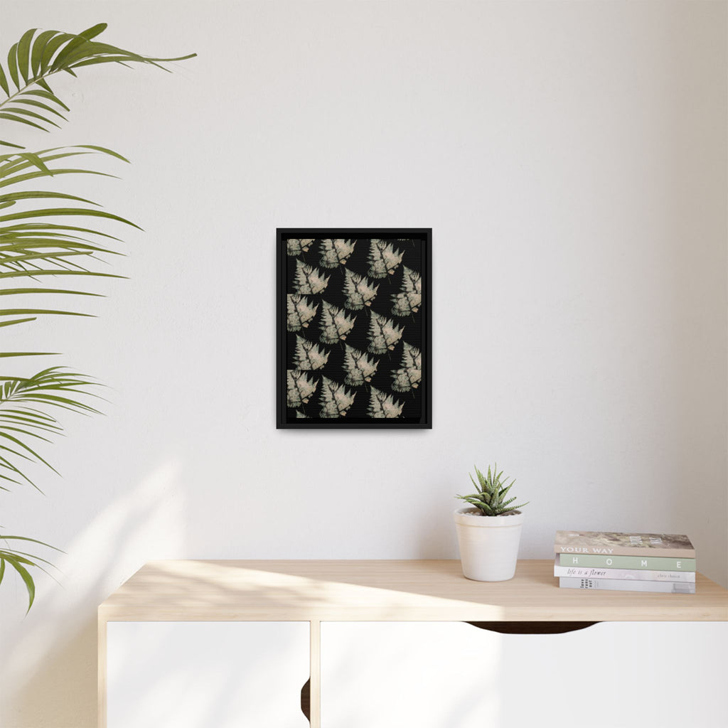 Botanical Fern Matte Canvas Framed Wall Art