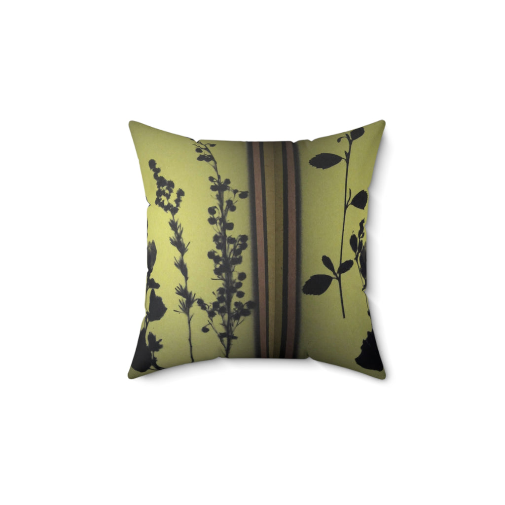 Botanical Silhouette Throw Pillow