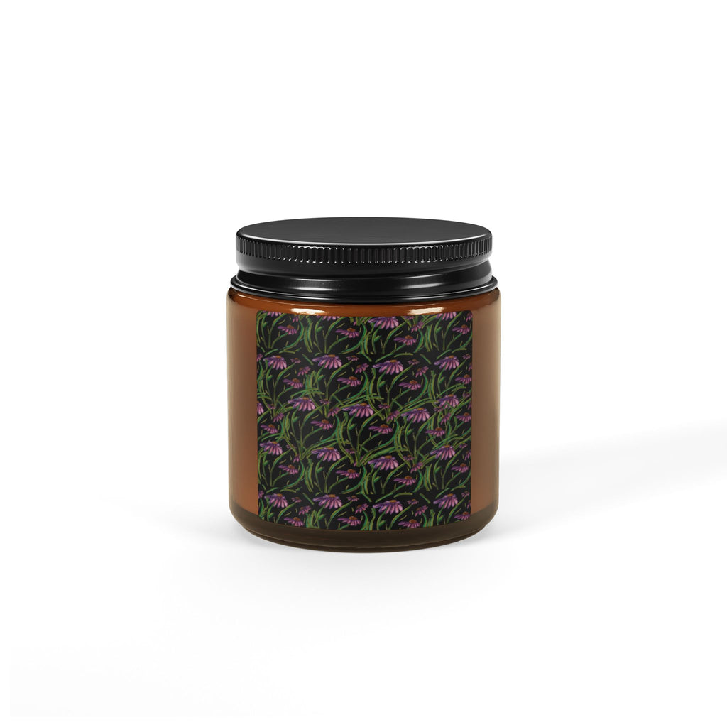 Scented Soy Candle (Multi-Size, Amber Jar)