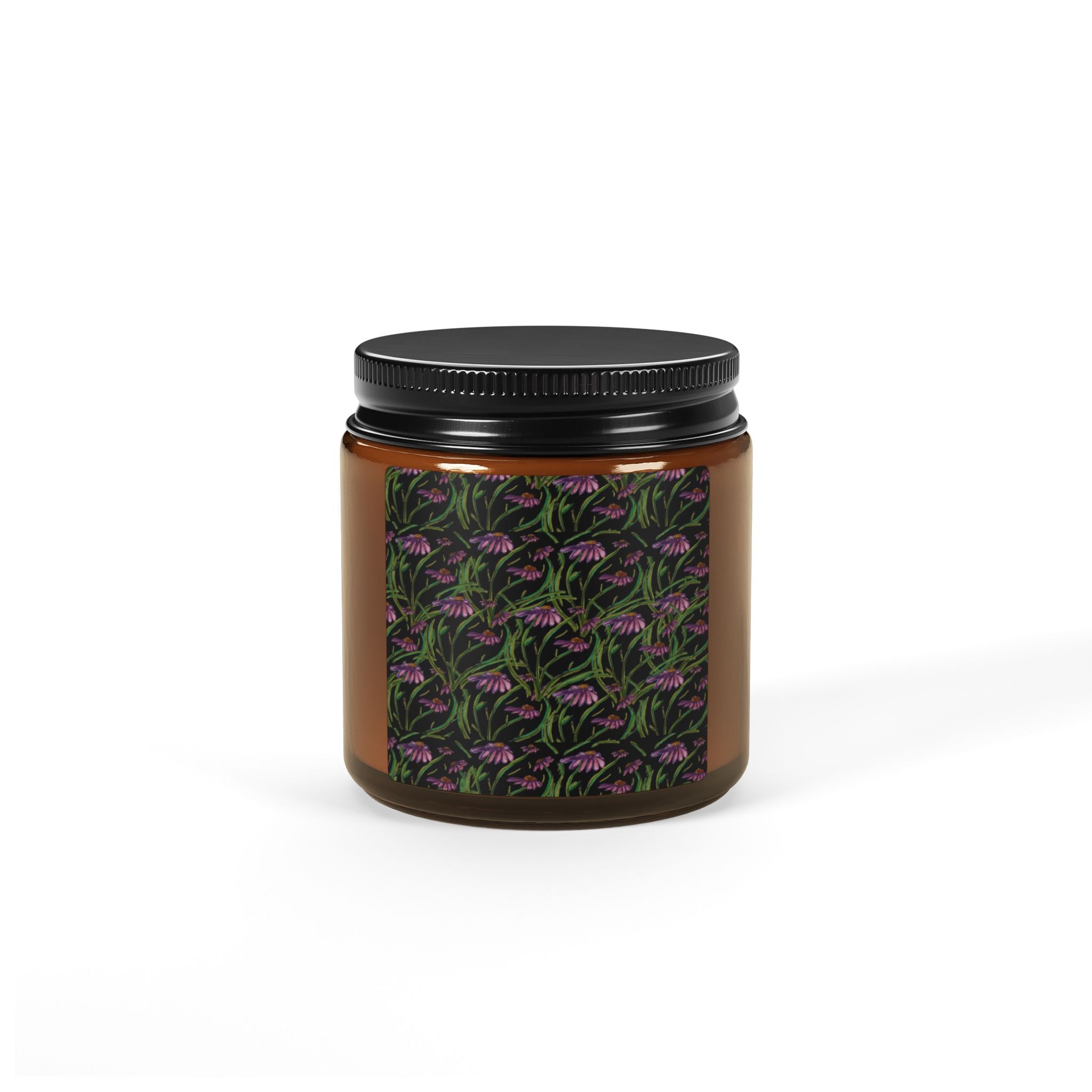Scented Soy Candle (Multi-Size, Amber Jar)