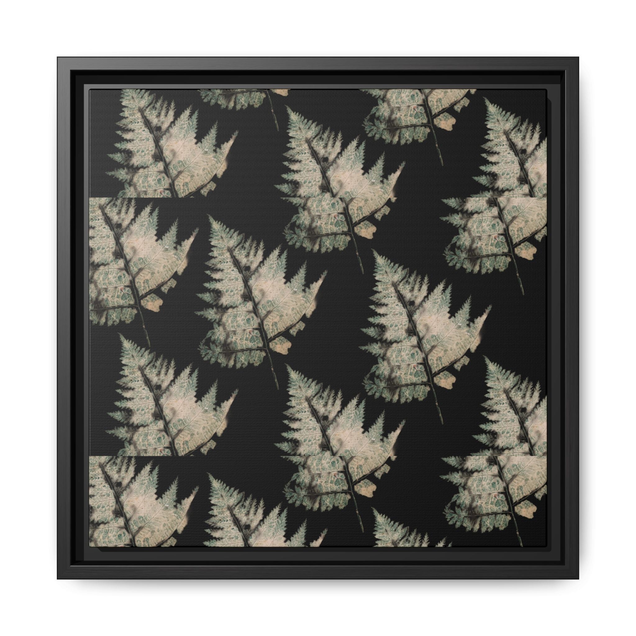 Botanical Fern Matte Canvas Framed Wall Art