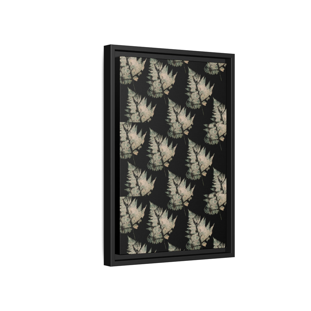Botanical Fern Matte Canvas Framed Wall Art