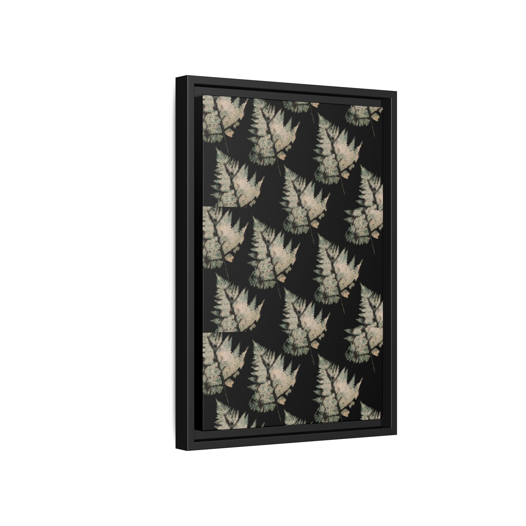 Botanical Fern Matte Canvas Framed Wall Art