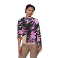 Spider Pattern Scarf — Pink Brushstroke Arachnid Print Lightweight Fashion Scarf