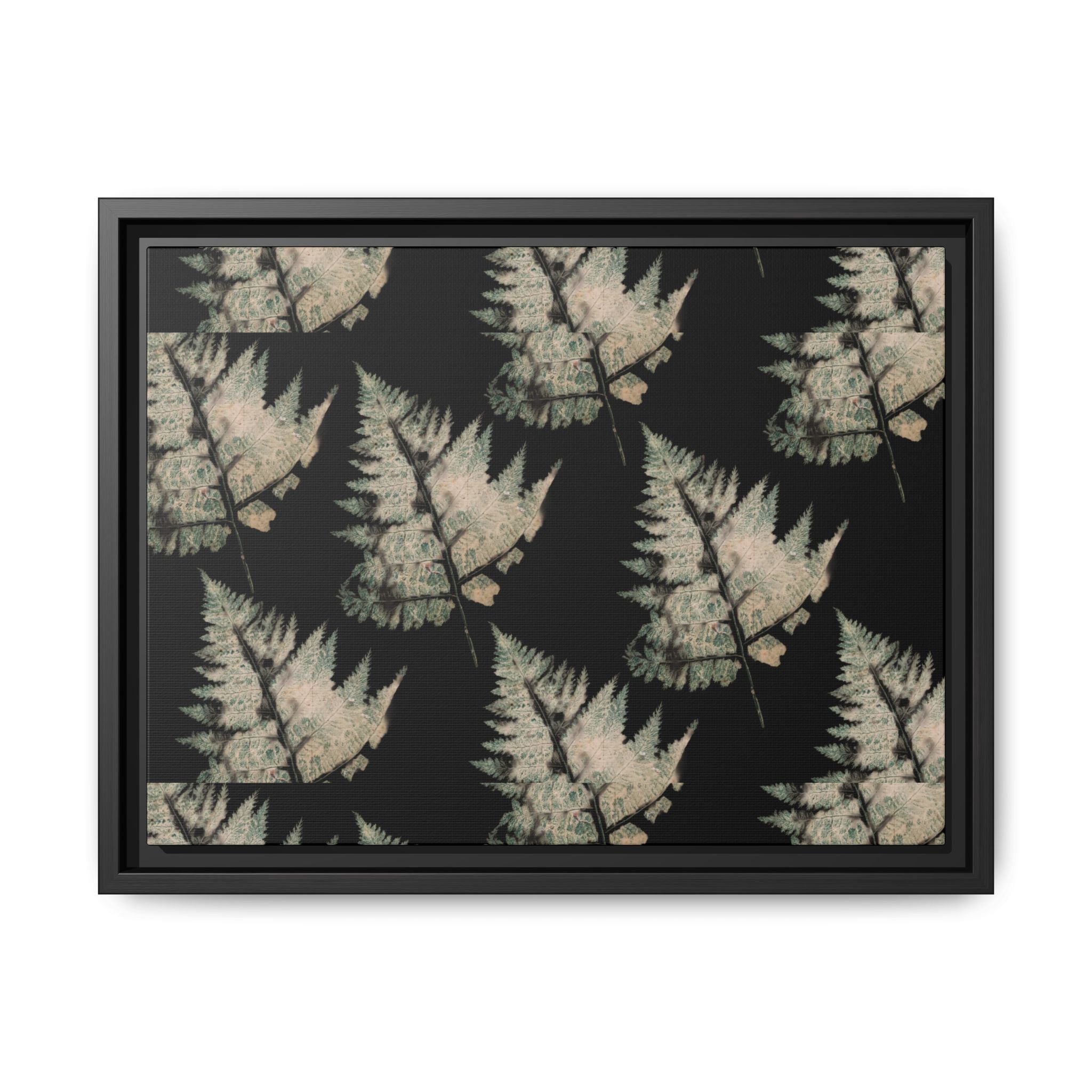 Botanical Fern Matte Canvas Framed Wall Art