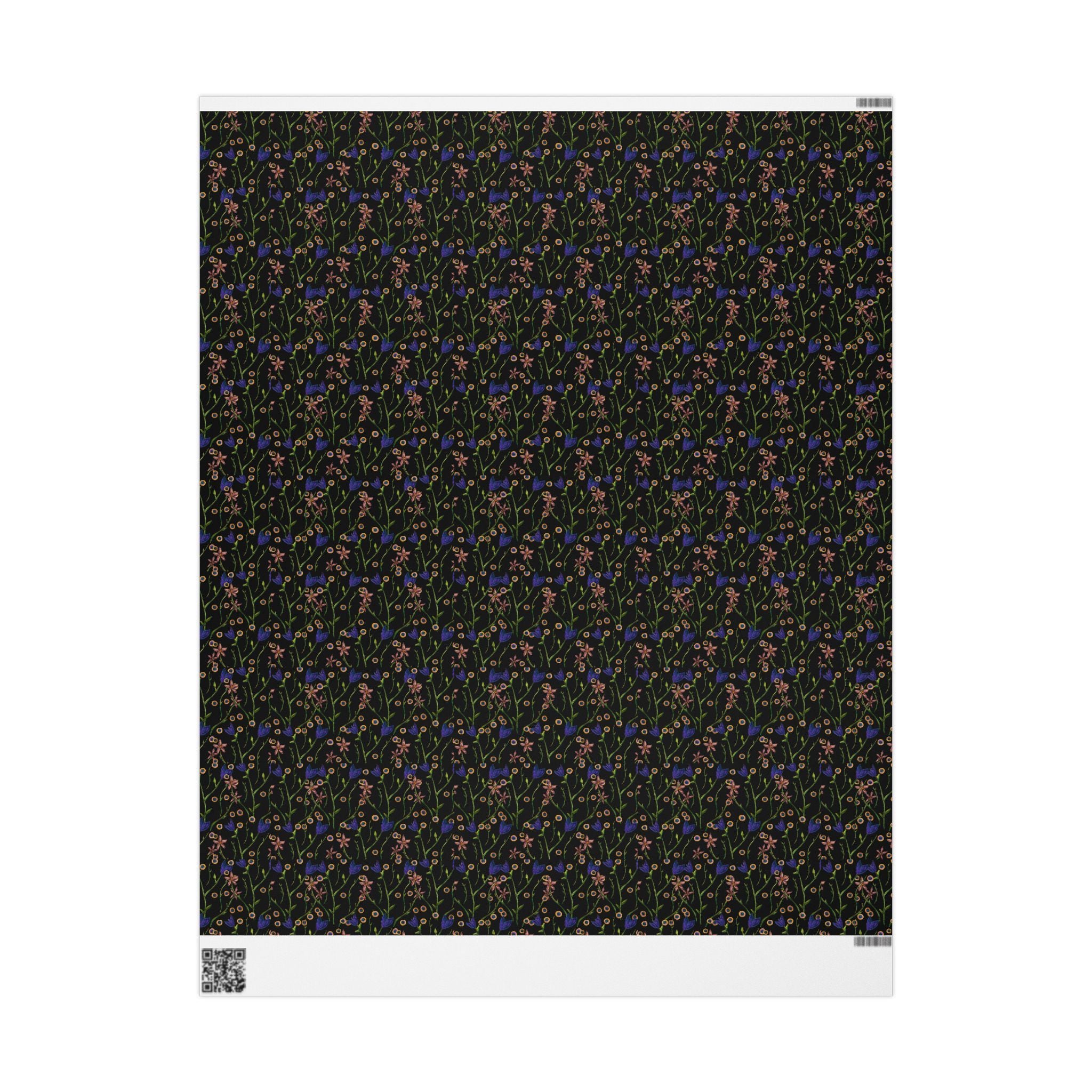 Botanical Night Floral Wrapping Paper