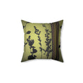 Botanical Silhouette Throw Pillow