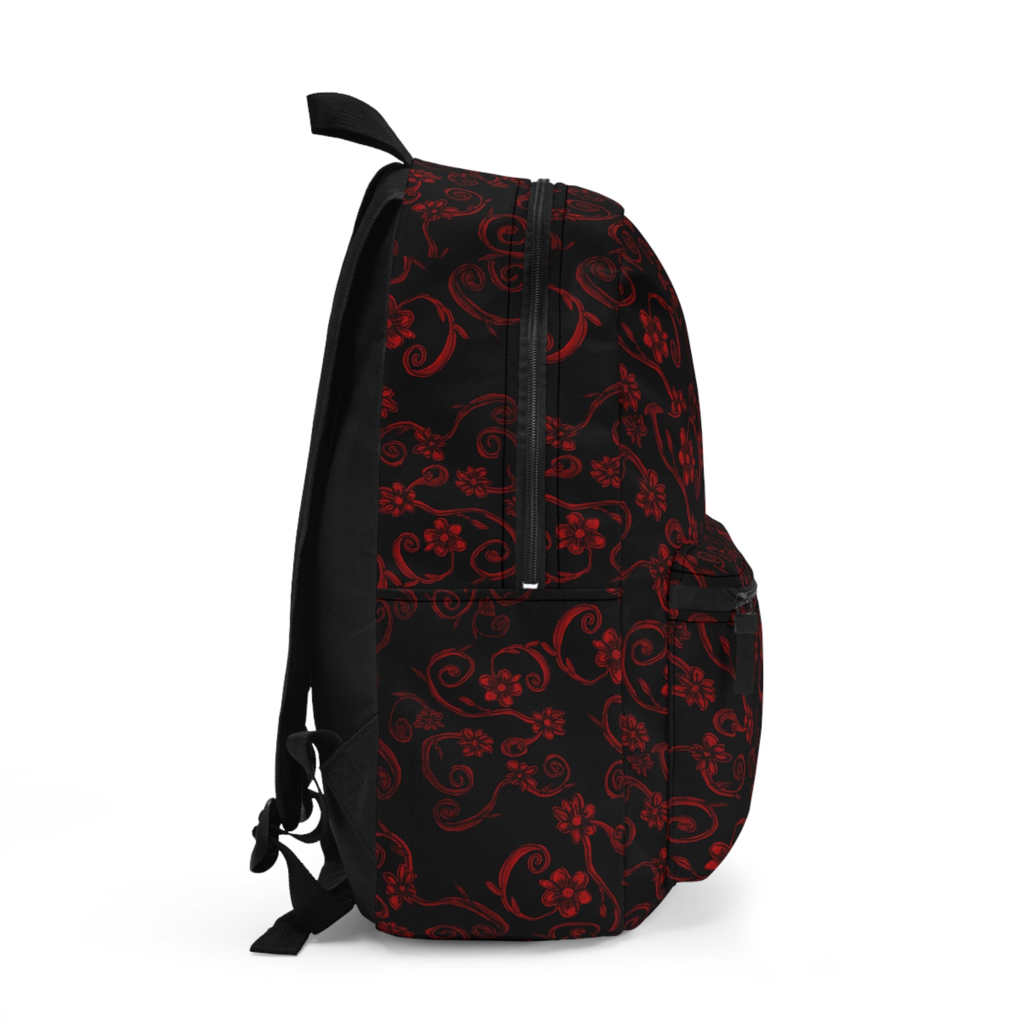 RED LIGHT Backpack – Gothic Vintage Pattern School & Travel Bag