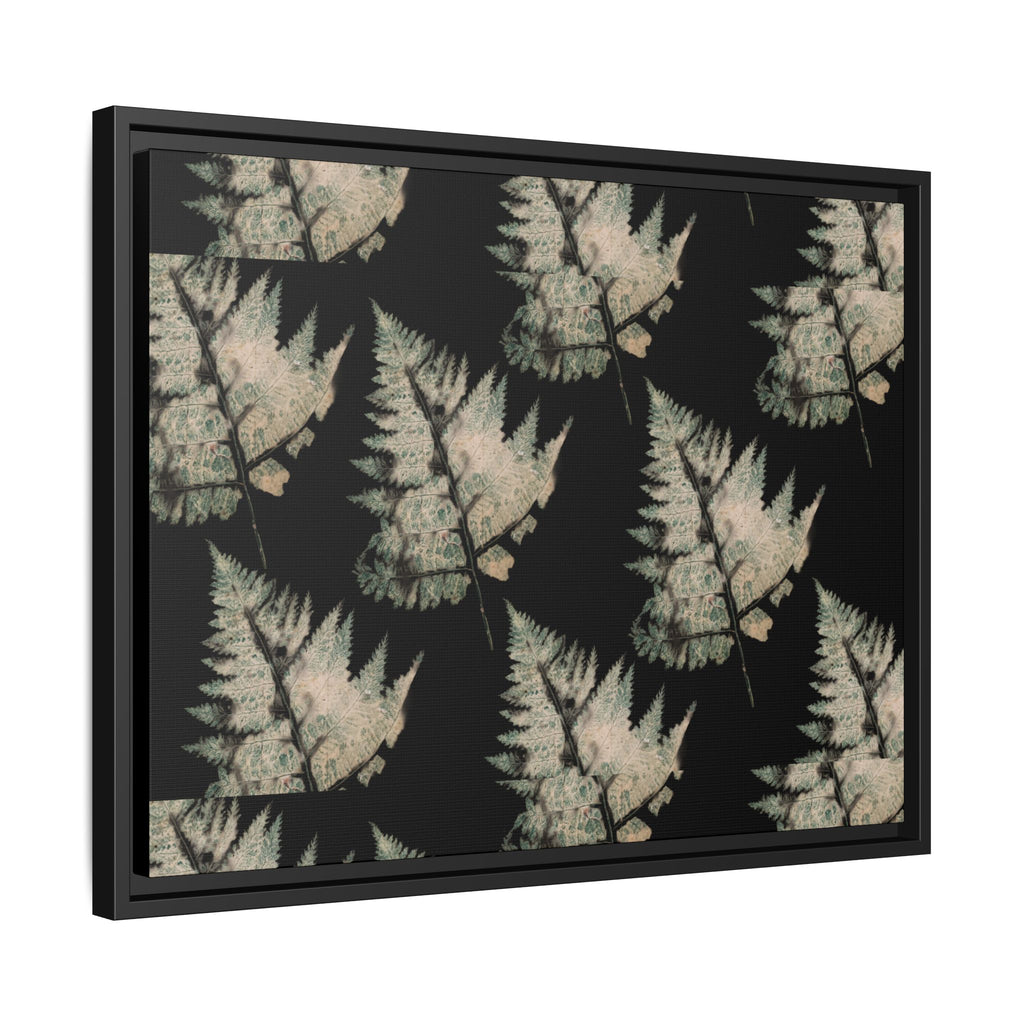 Botanical Fern Matte Canvas Framed Wall Art