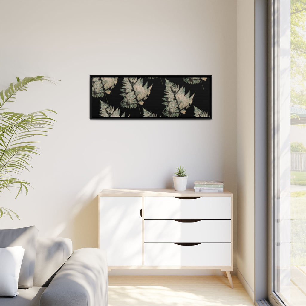 Botanical Fern Matte Canvas Framed Wall Art