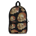 Skull Pattern Backpack — Vintage Gothic Skull Print School & Travel Bag