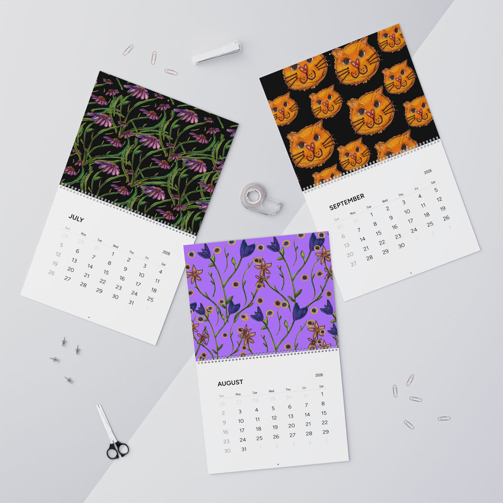 2026 Native Wall Calendar — Illustrated Monthly Wall Calendar