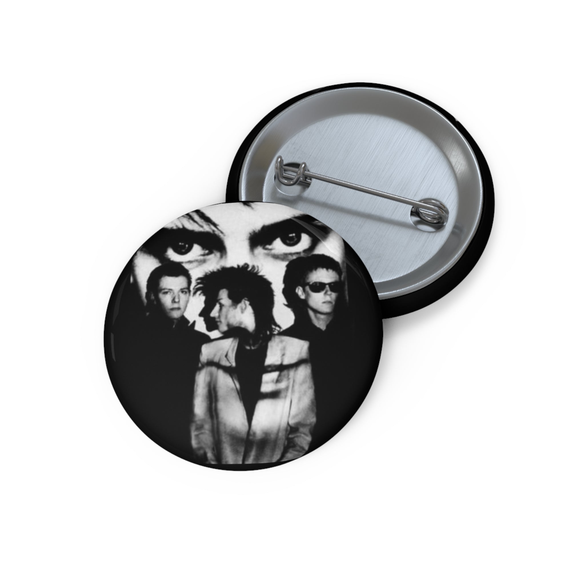 Bauhaus Pin Button — Retro Gothic Music Button Badge