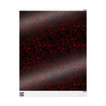 RED LIGHT Wrapping Paper – Gothic Black & Crimson Gift Wrap