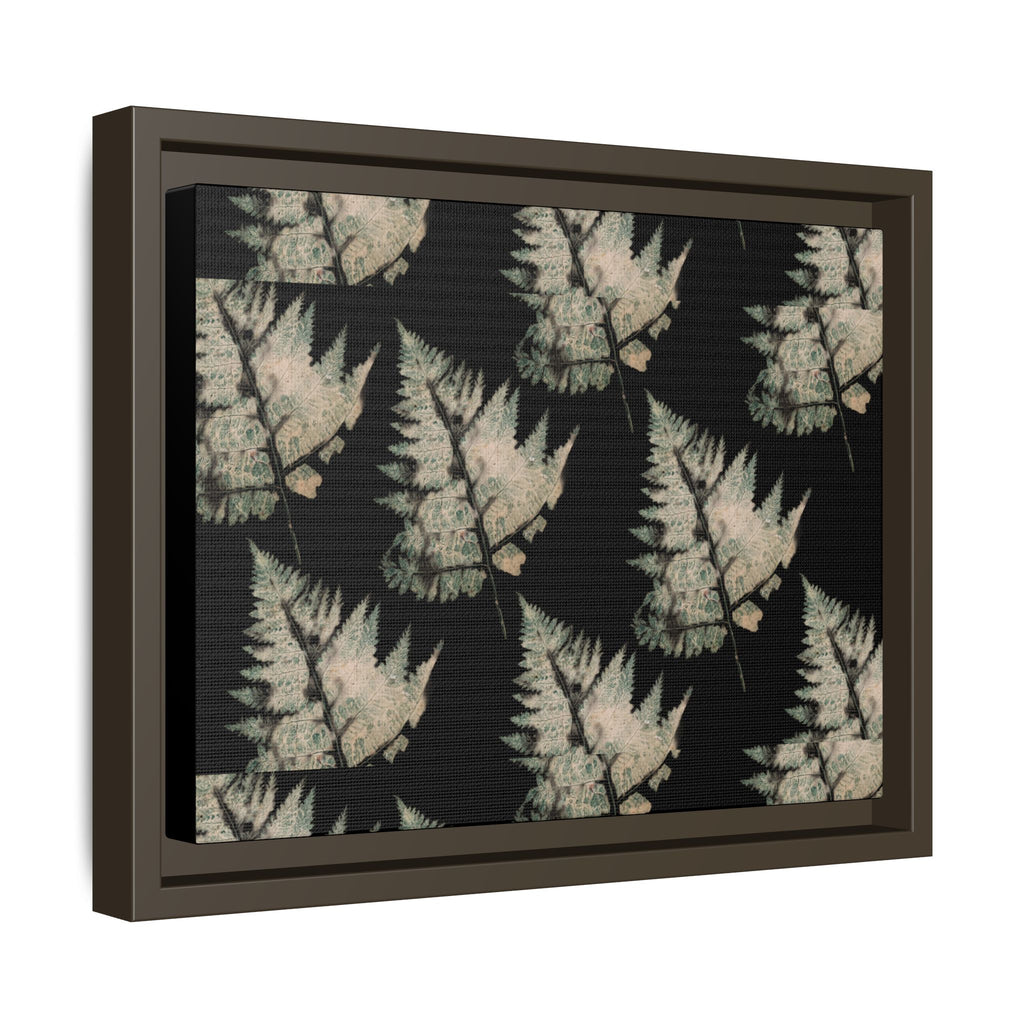 Botanical Fern Matte Canvas Framed Wall Art