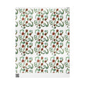 CHARLOTTE SOMETIMES Wrapping Paper Roll — Elegant Green & Rust Botanical Gift Wrap