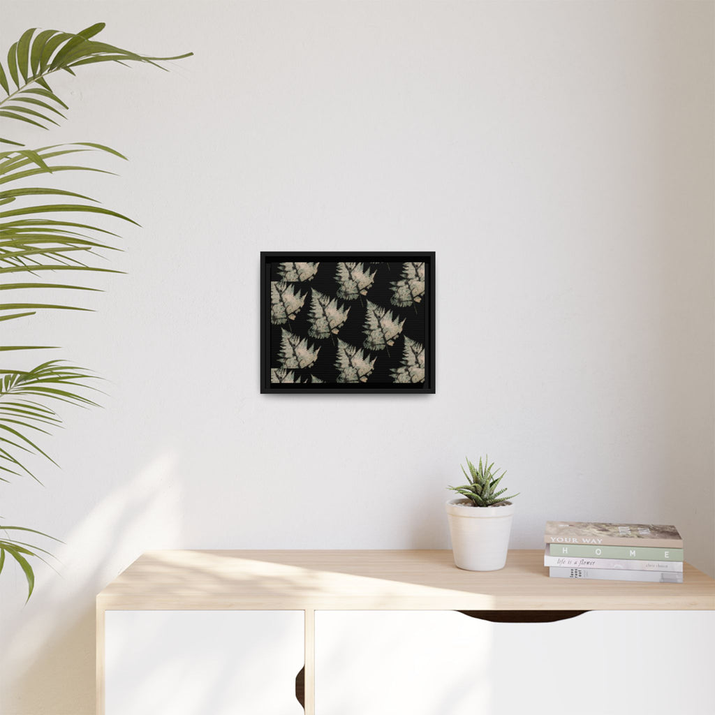 Botanical Fern Matte Canvas Framed Wall Art