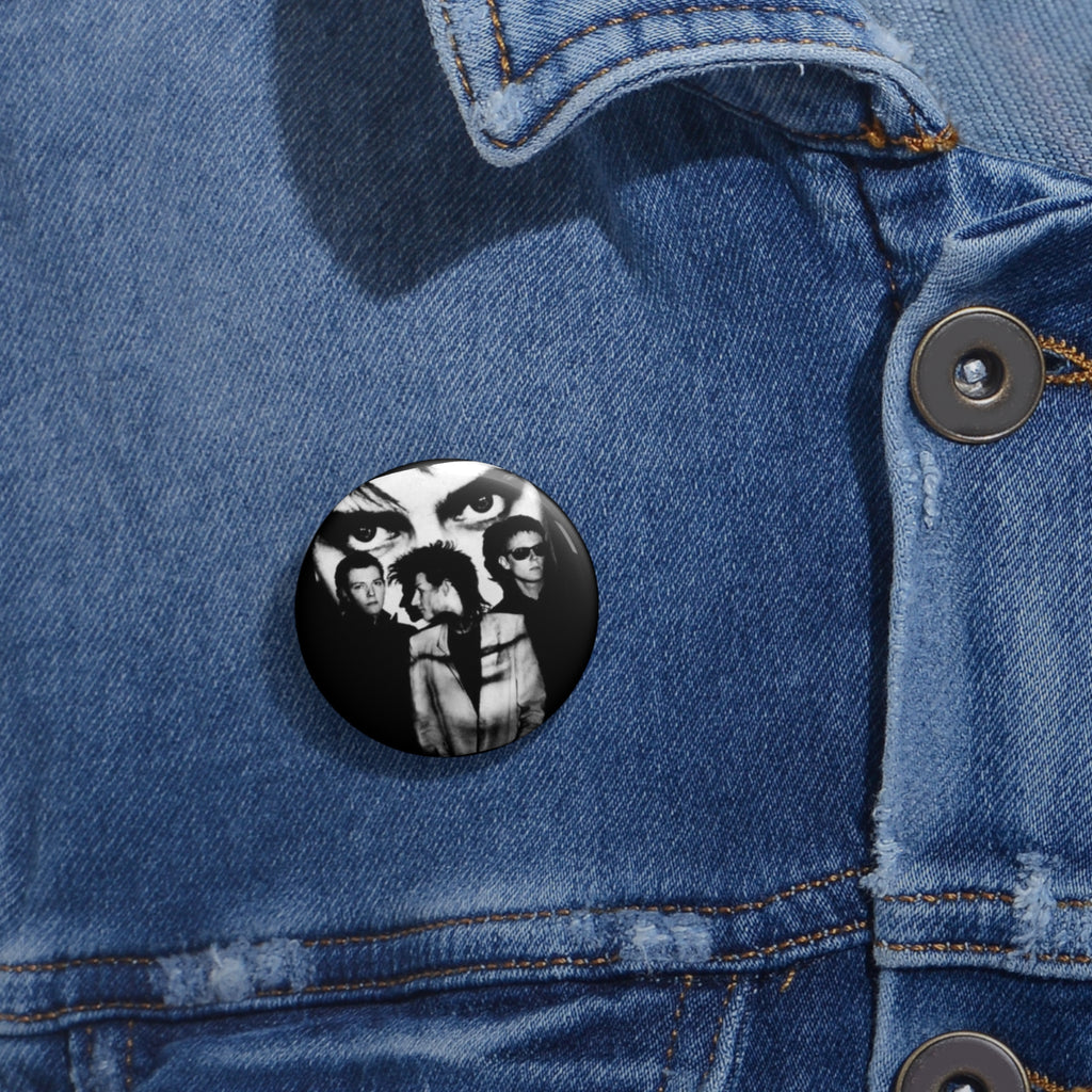 Bauhaus Pin Button — Retro Gothic Music Button Badge