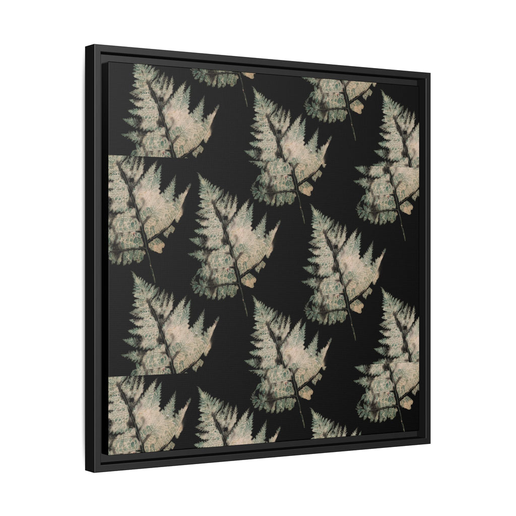Botanical Fern Matte Canvas Framed Wall Art
