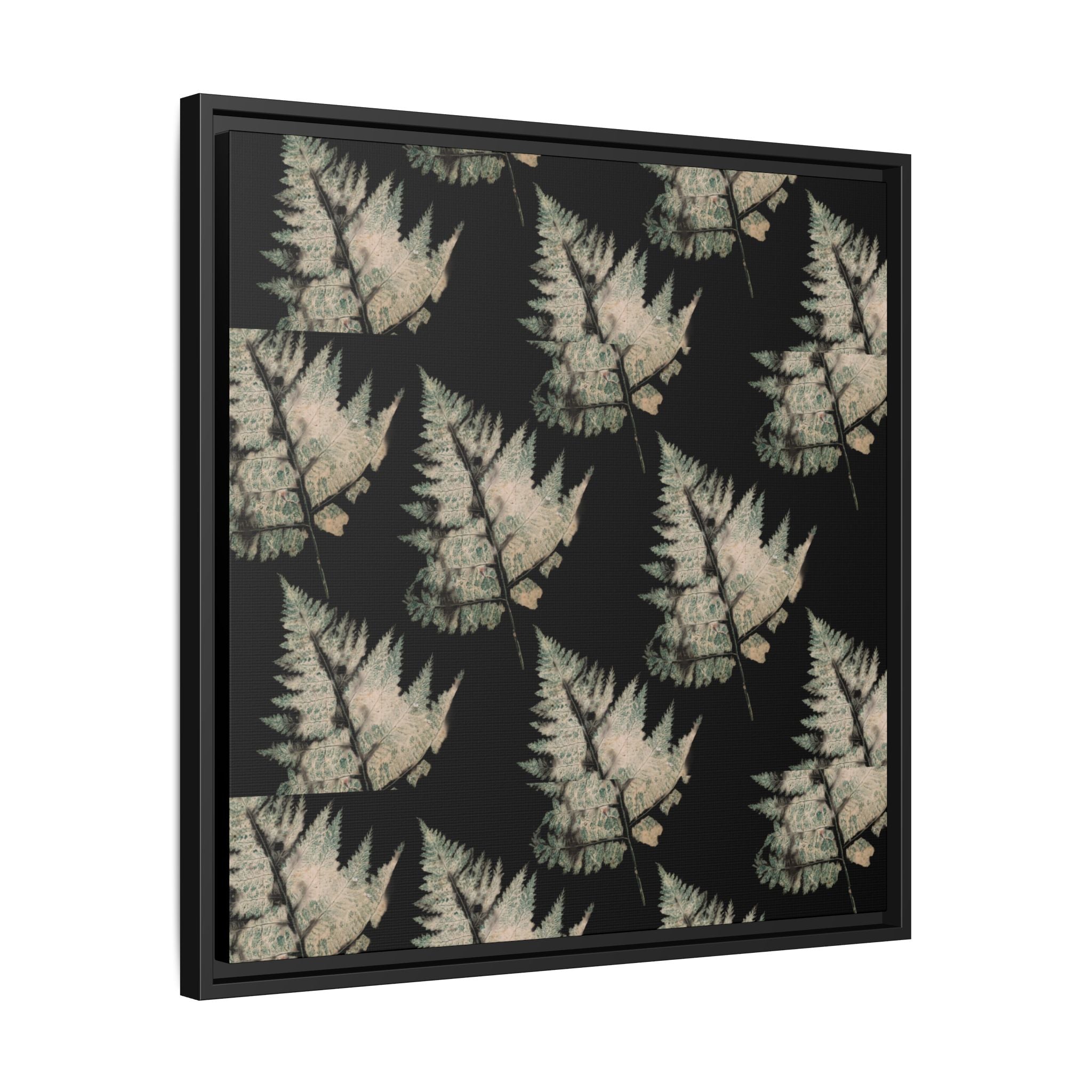 Botanical Fern Matte Canvas Framed Wall Art