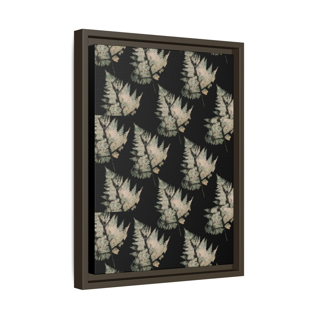 Botanical Fern Matte Canvas Framed Wall Art