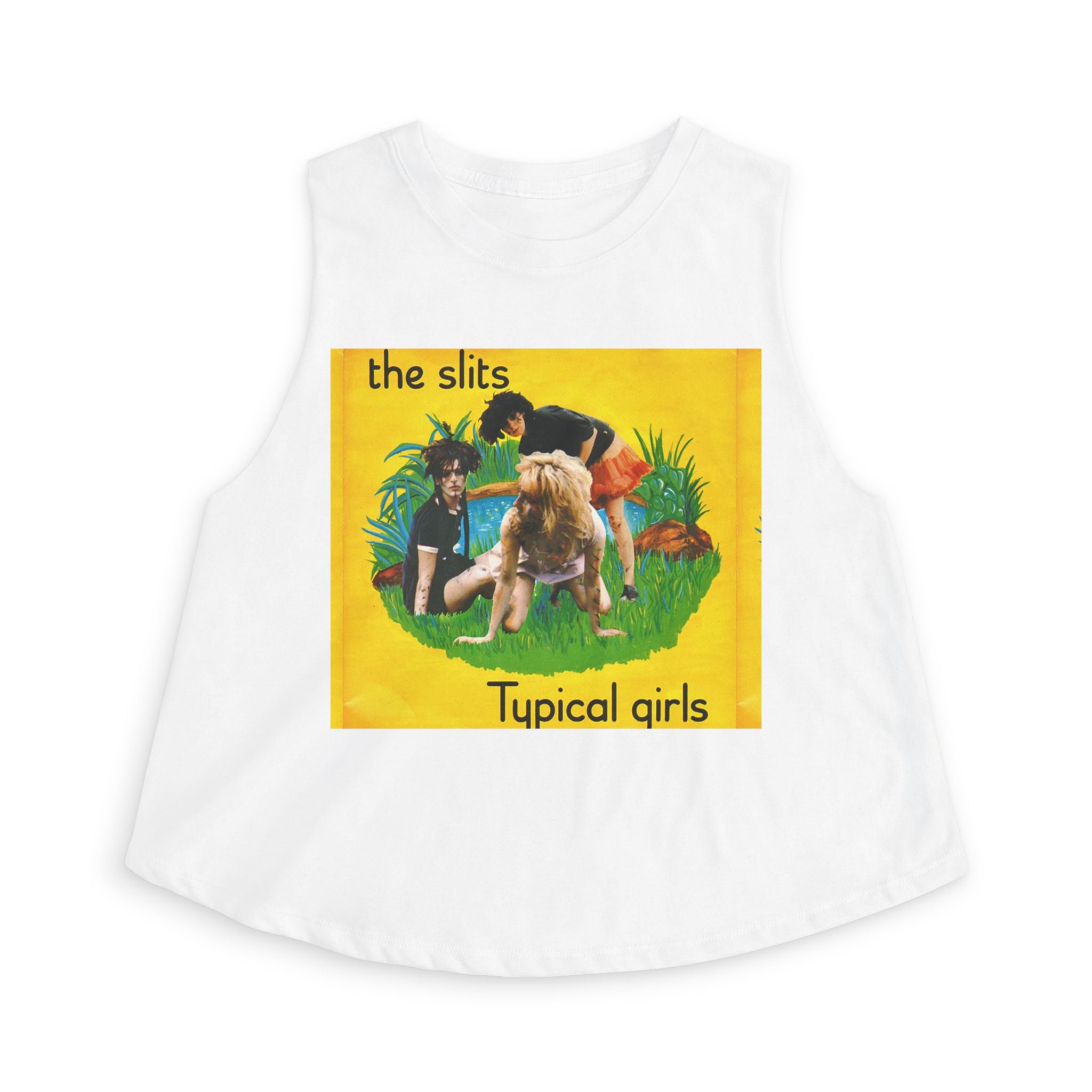 Crop Top — The Slits "Typical Girls" Album Art Vintage Punk Graphic