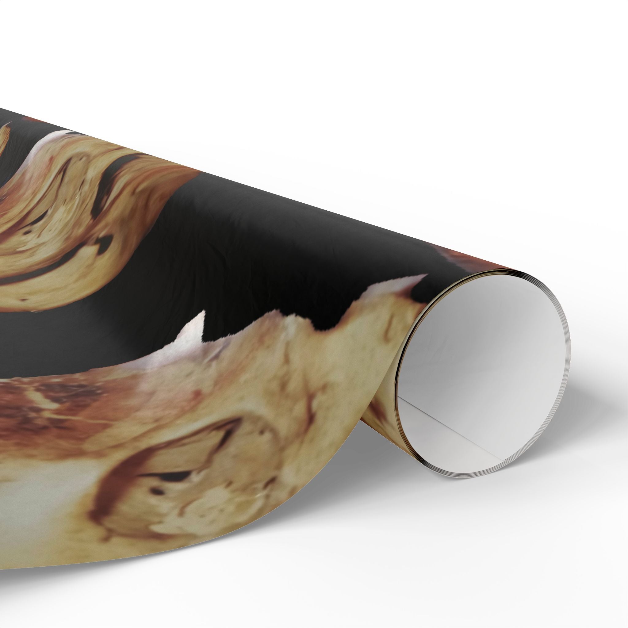 Skull Pattern Wrapping Paper — Gothic Halloween Gift Wrap