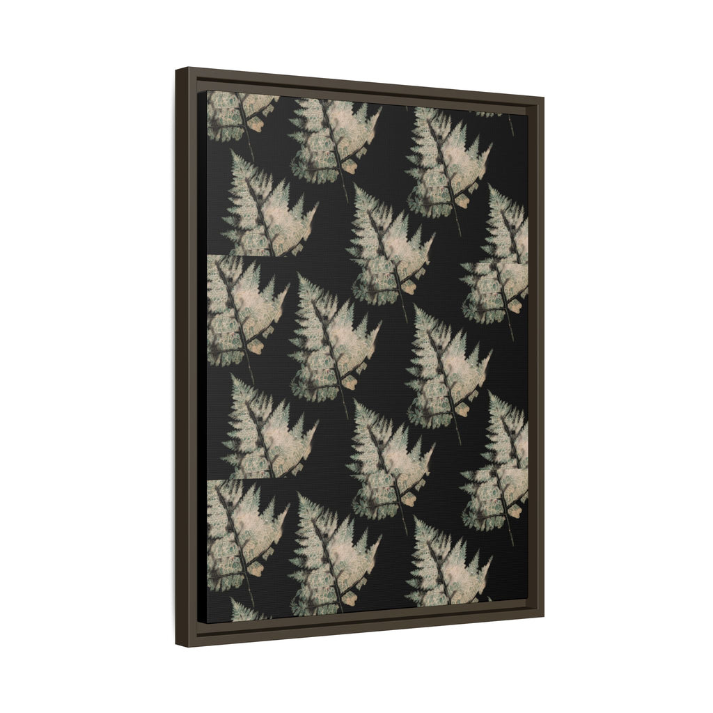 Botanical Fern Matte Canvas Framed Wall Art