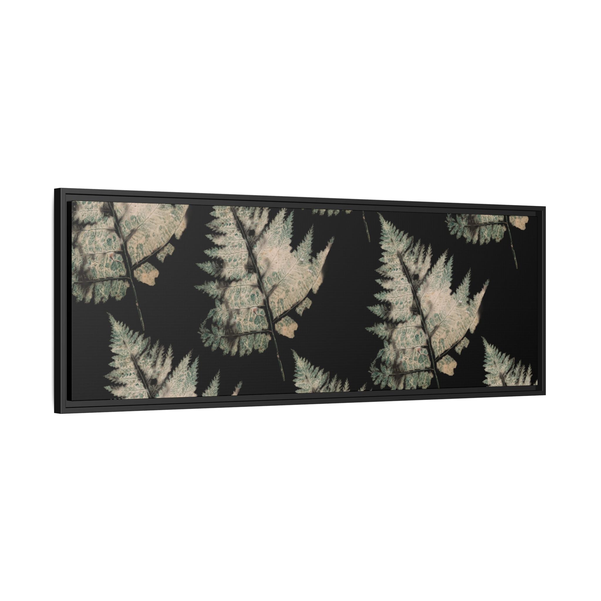 Botanical Fern Matte Canvas Framed Wall Art