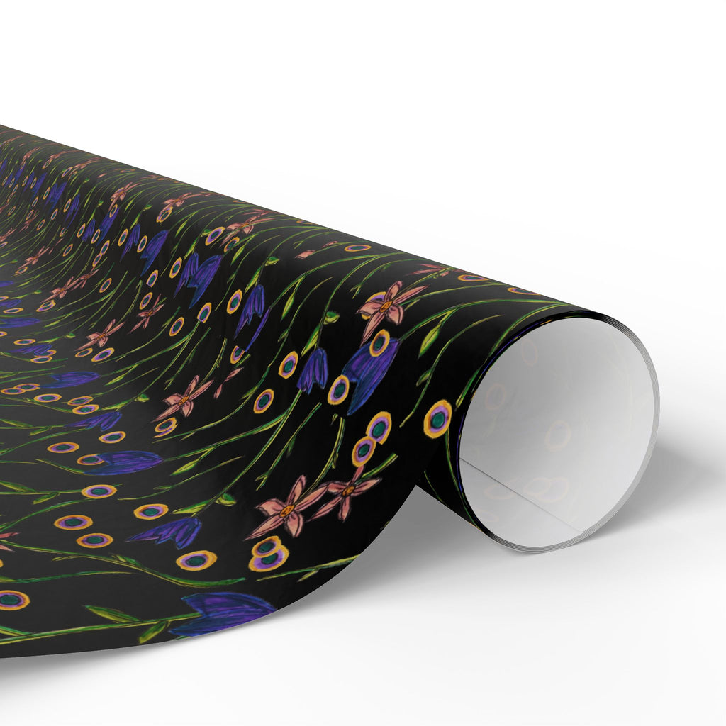 Botanical Night Floral Wrapping Paper