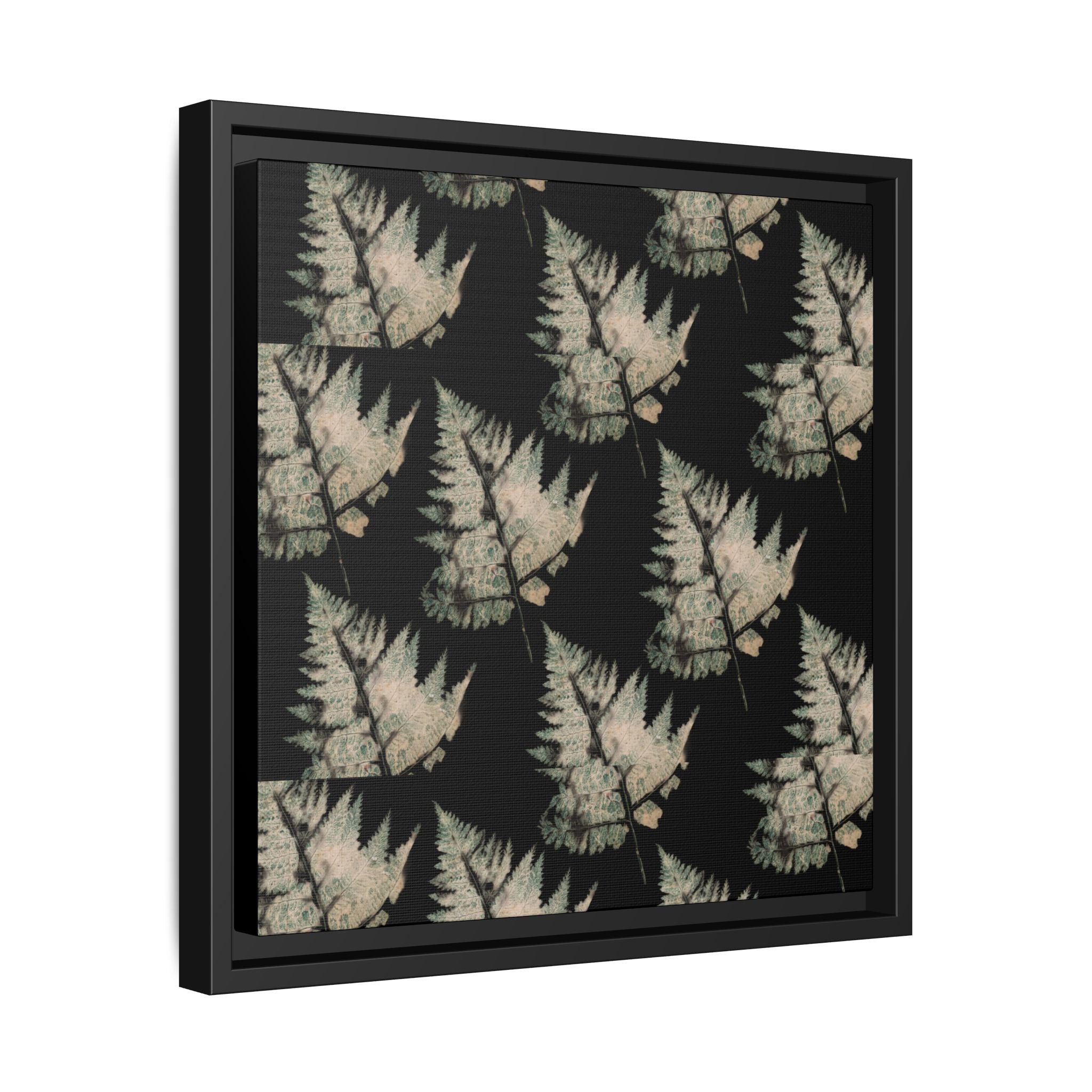 Botanical Fern Matte Canvas Framed Wall Art