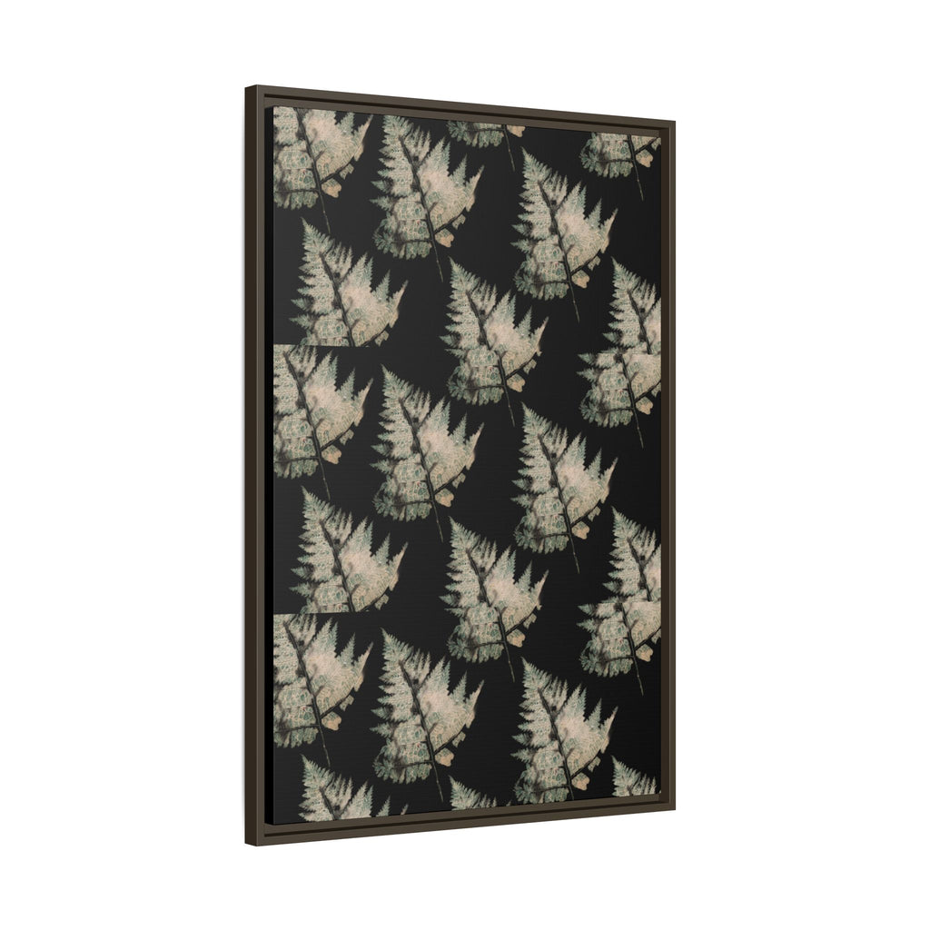Botanical Fern Matte Canvas Framed Wall Art