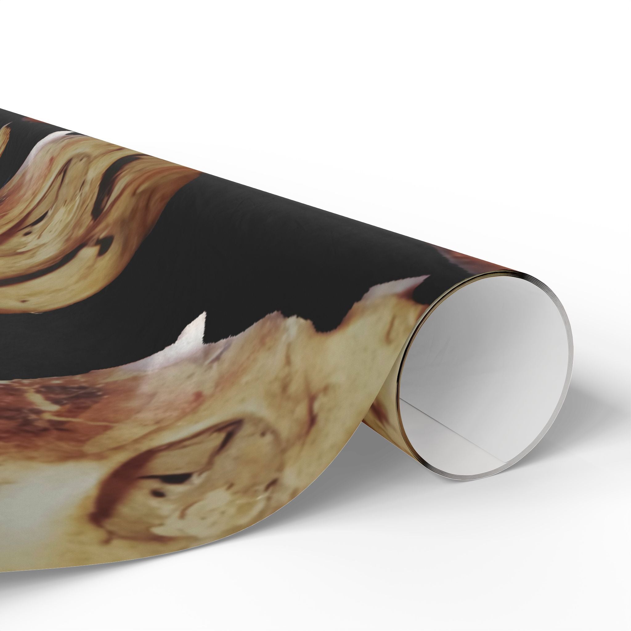 Skull Pattern Wrapping Paper — Gothic Halloween Gift Wrap