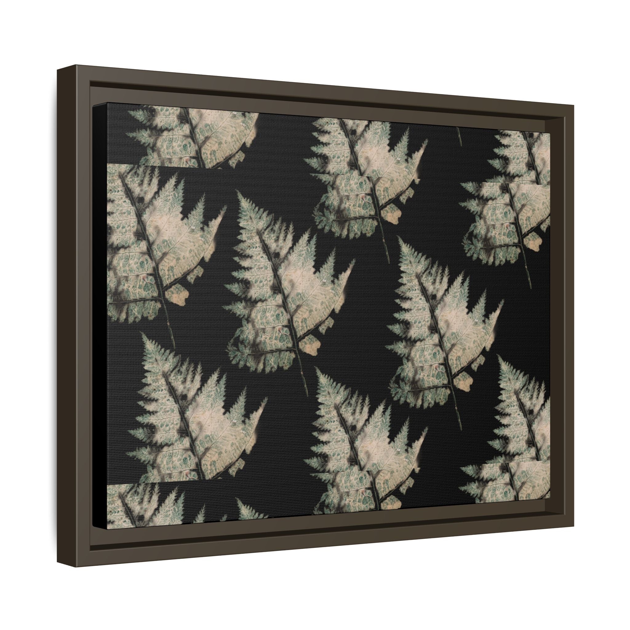 Botanical Fern Matte Canvas Framed Wall Art