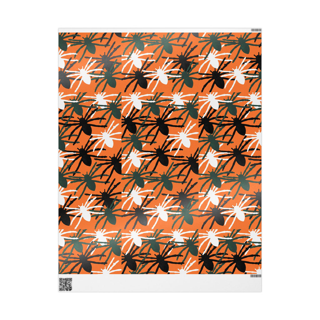 Tropical Palm Wrapping Paper – Orange Botanical Gift Wrap