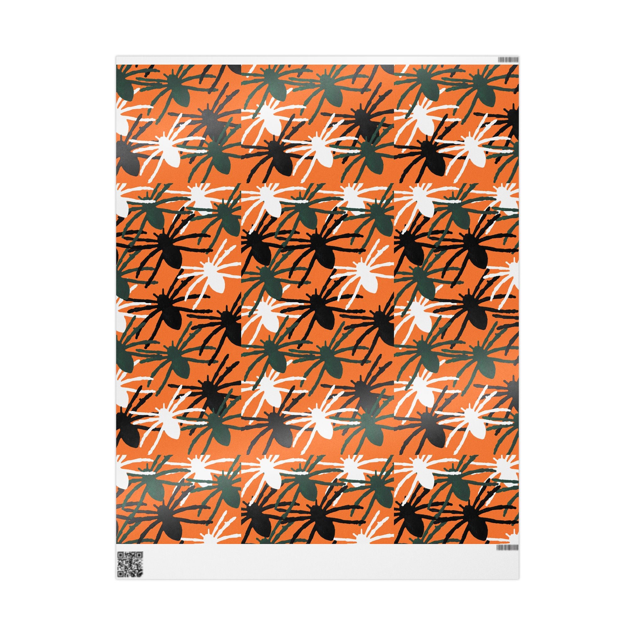 Tropical Palm Wrapping Paper – Orange Botanical Gift Wrap