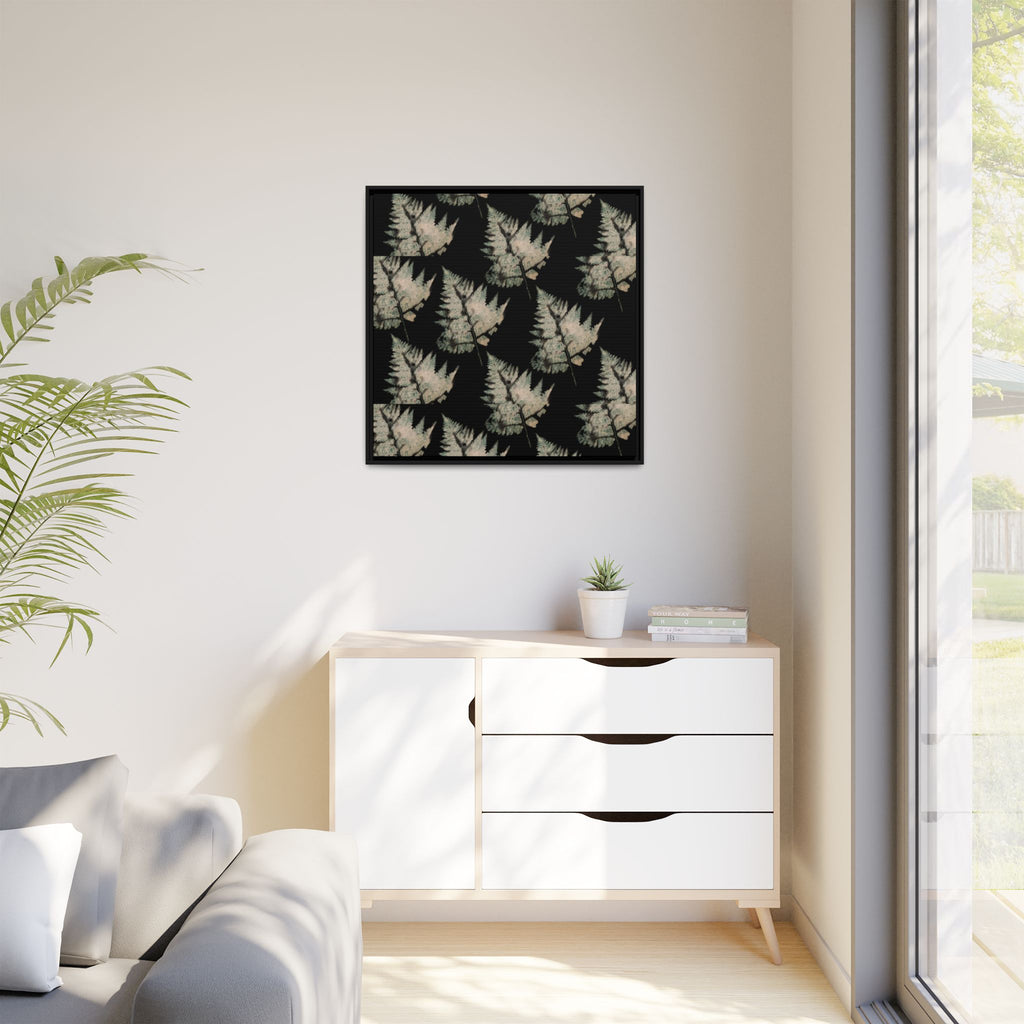 Botanical Fern Matte Canvas Framed Wall Art