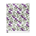 Floral Purple Rose Wrapping Paper – Elegant Gift Wrap for Birthdays & Mother’s Day