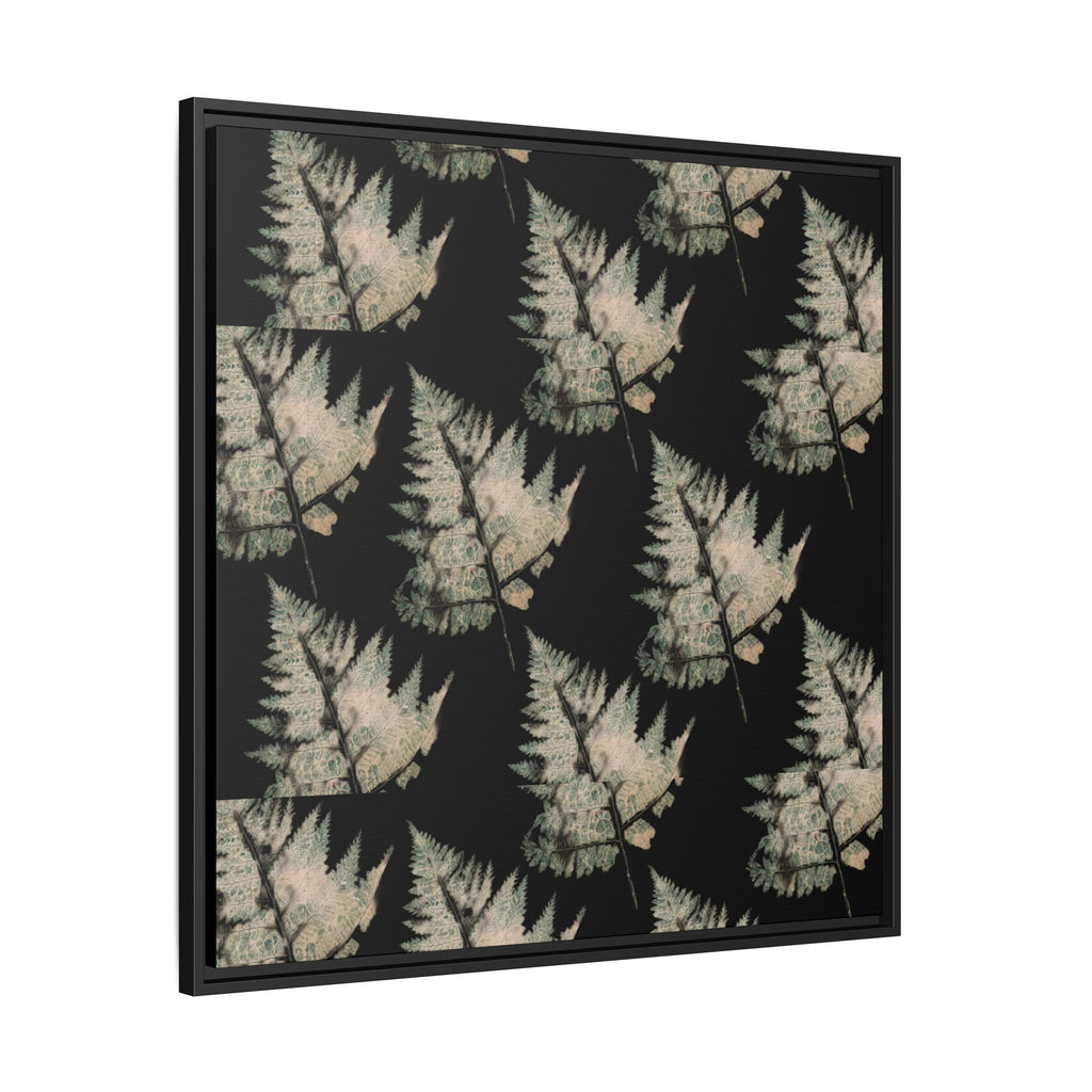 Botanical Fern Matte Canvas Framed Wall Art