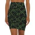 Green Paisley Midnight Pencil Skirt
