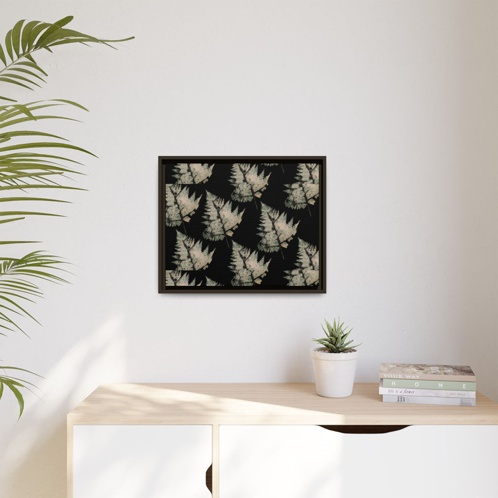 Botanical Fern Matte Canvas Framed Wall Art
